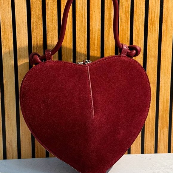 Mini Leather and Suede Handbag “Heart Chic” - Picture 13 of 13